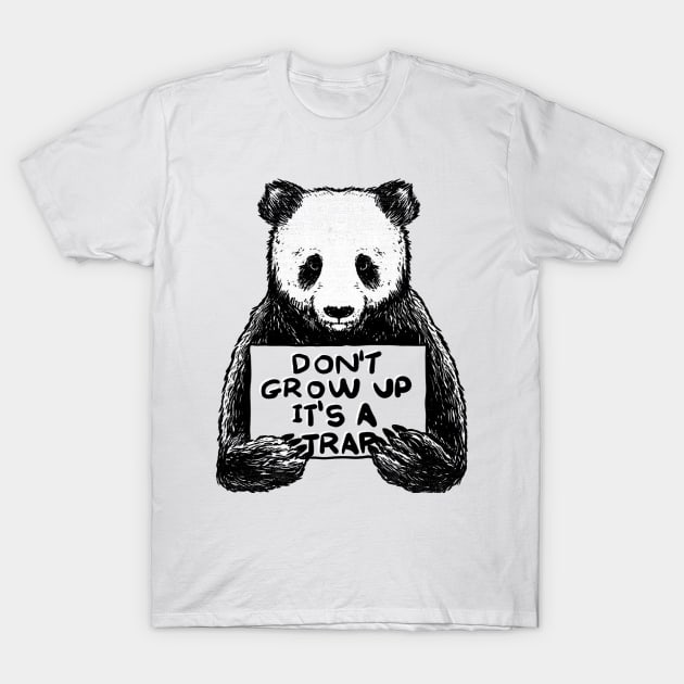 Funny Panda Shirt T-Shirt by JoePhrank